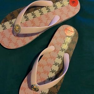 Michael Kor flip flops.